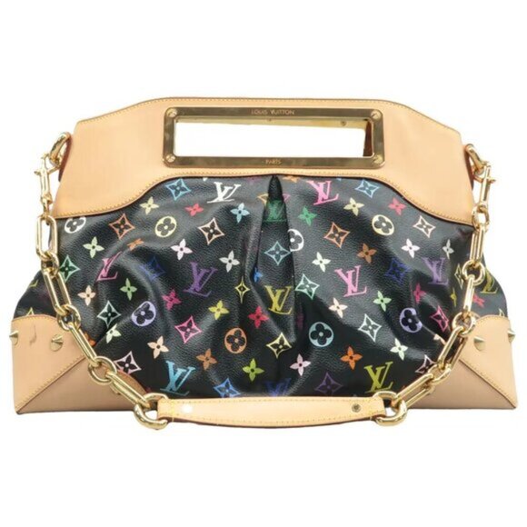 Louis Vuitton Judy Black&Multicolor Canvas Satchel fbcco999-101825 - Picture 1 of 14